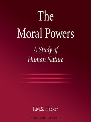 cover image of The Moral Powers